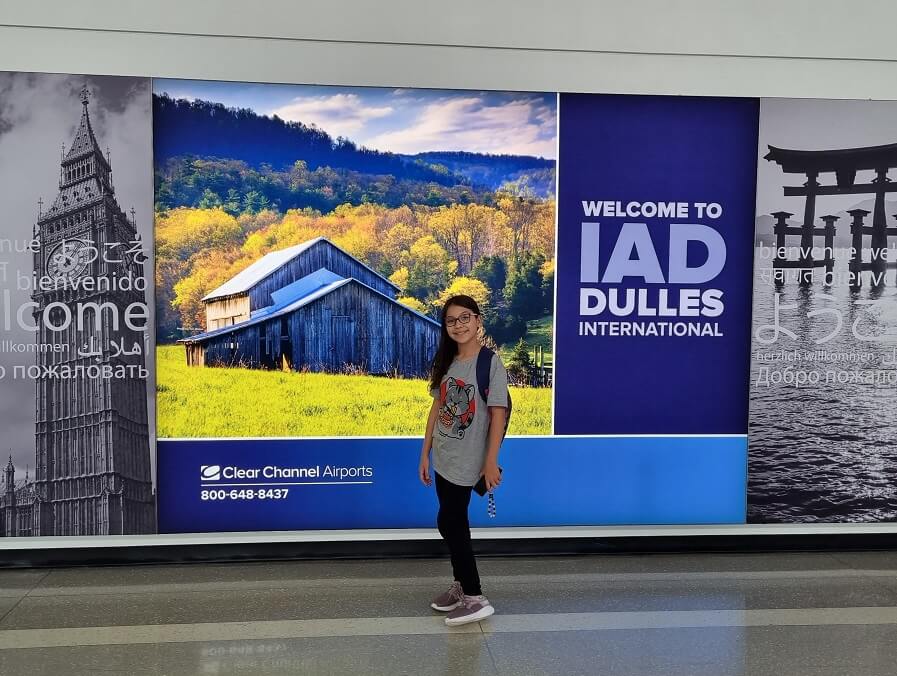 Como é o aeroporto de Washington