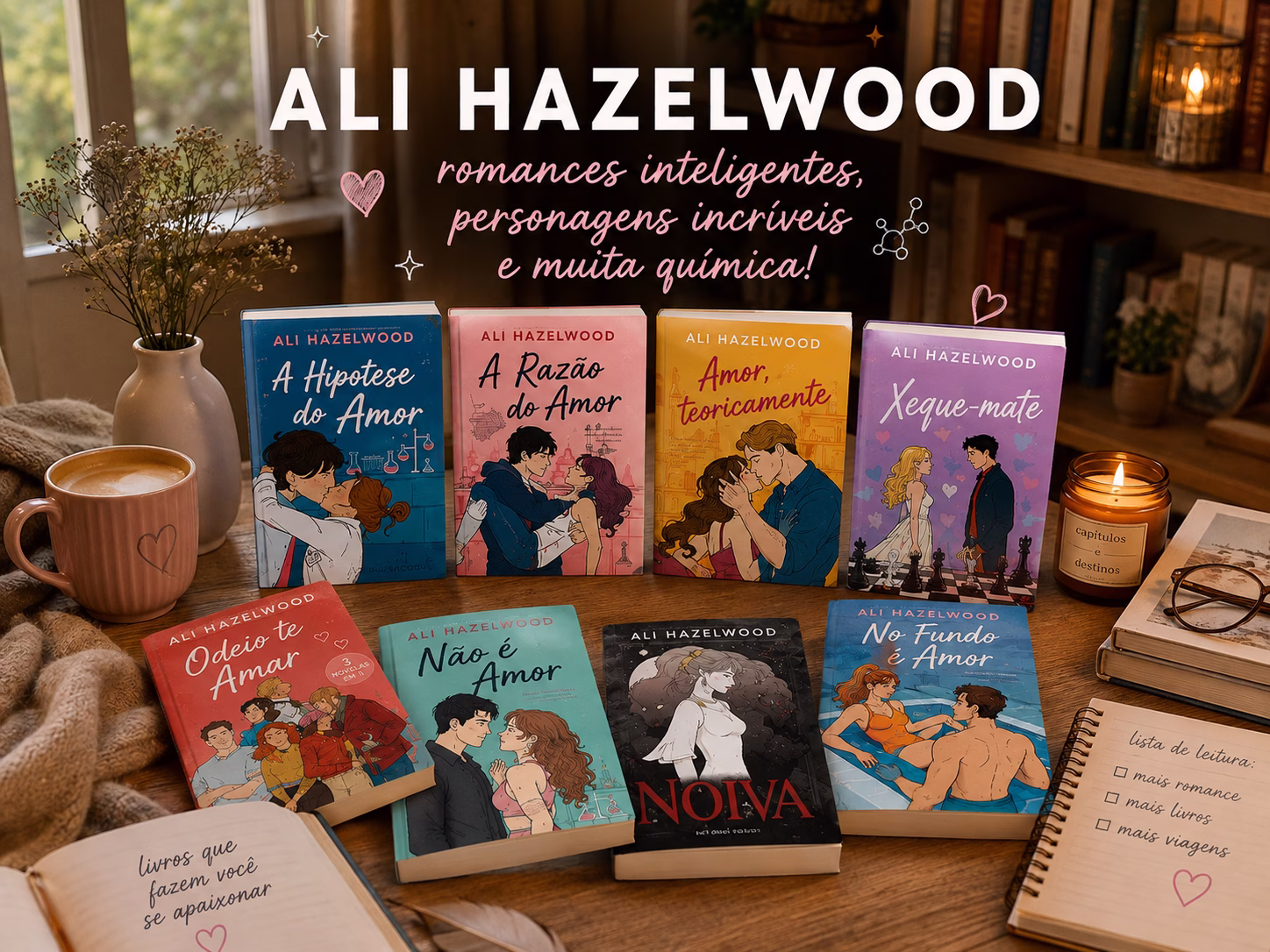 Ordem dos livros de Ali Hazelwood