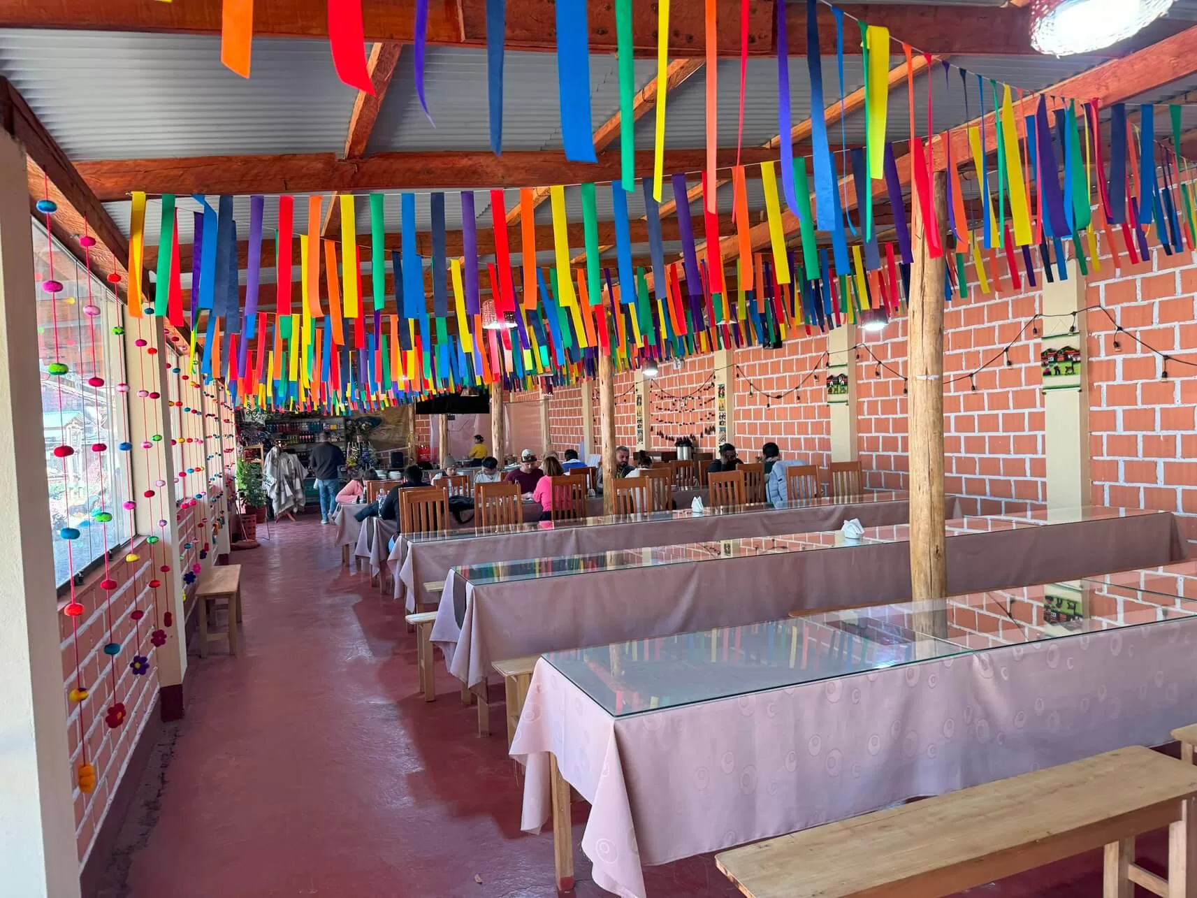 Restaurante onde almoçamos na volta da Montanha Colorida