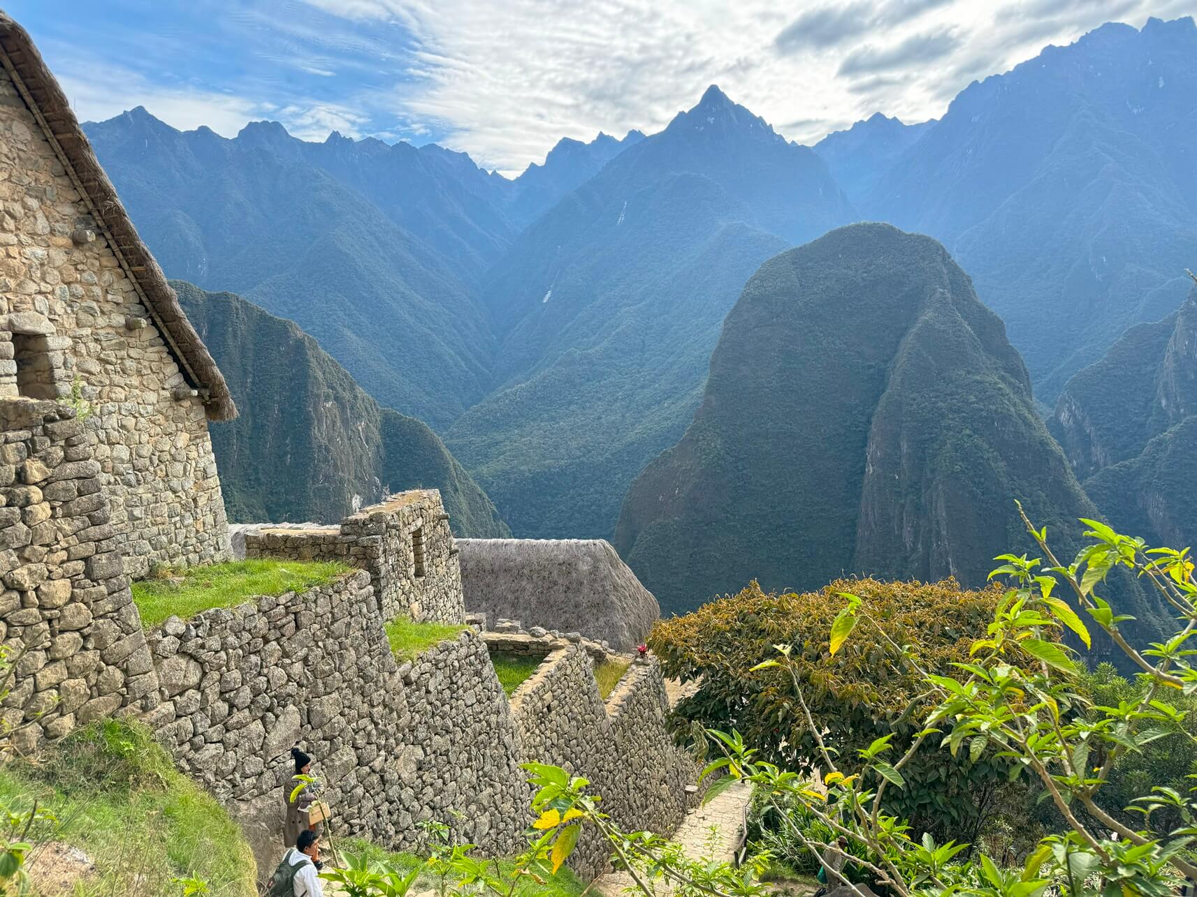 Machu Picchu fica a cerca de 2.400 metros de altitude