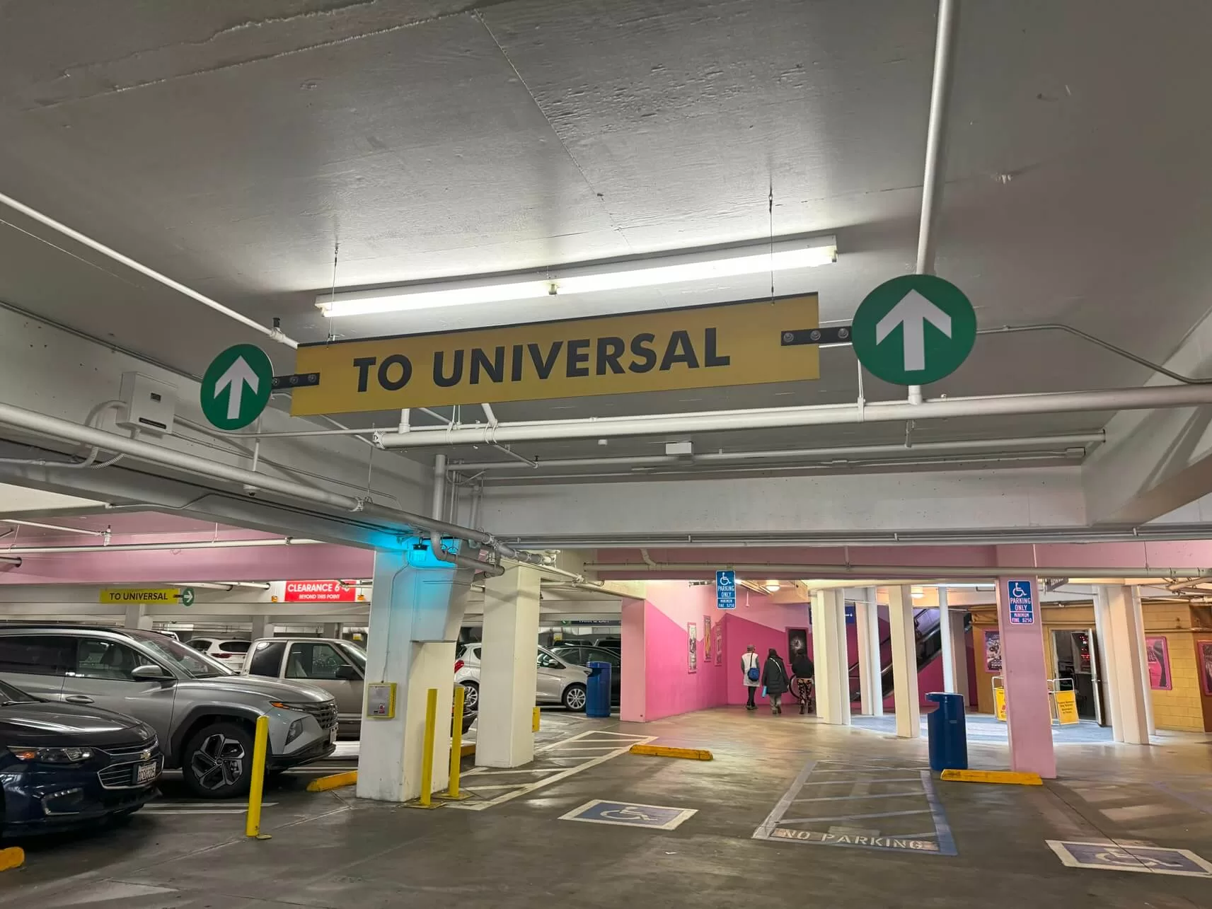 Prédio do estacionamento da Universal