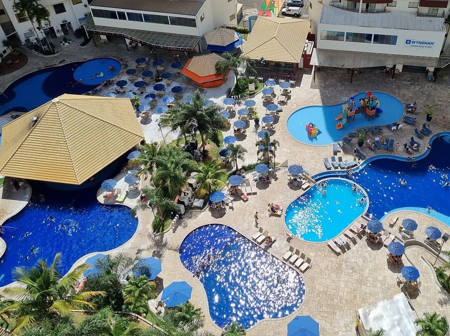 Hotel Wyndham em Olímpia tem acesso ao Parque Thermas dos Laranjais