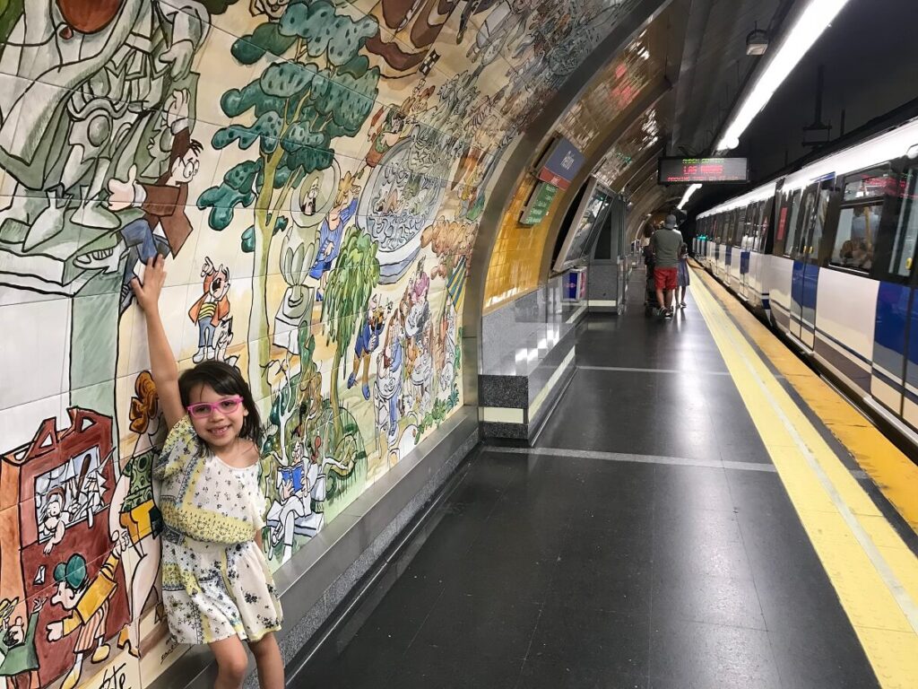 Metrô em Madrid