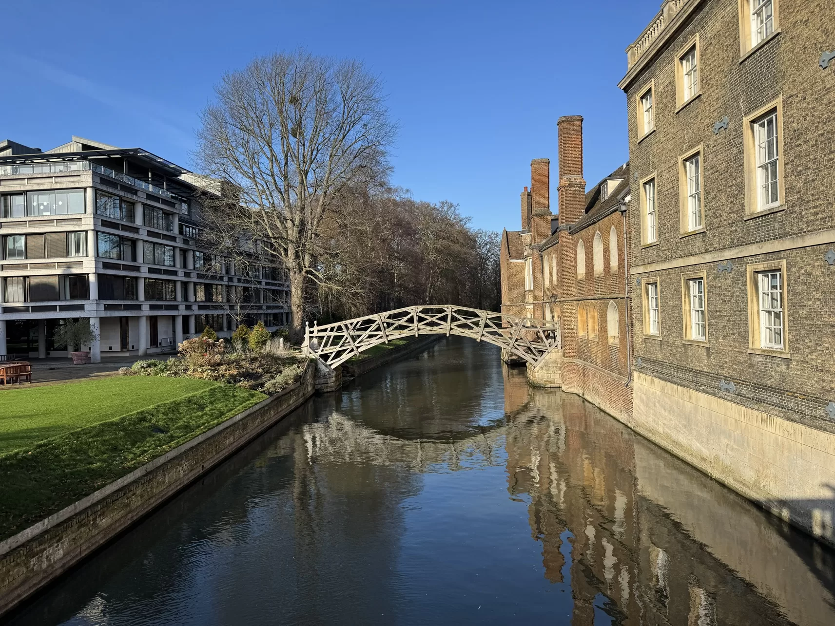Mathematical Bridge em Cambridge