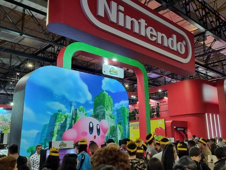Estande da Nintendo na Brasil Game Show