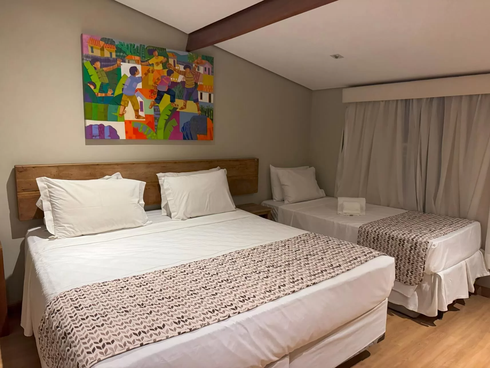 Nosso quarto no Hotel Fazenda Santa Mônica