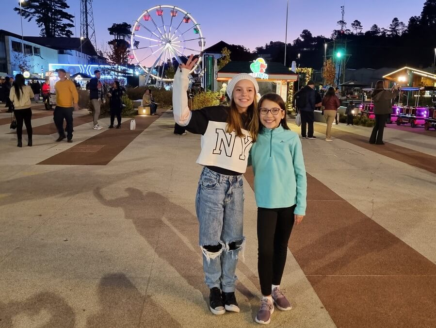 Roda gigante no Parque Capivari