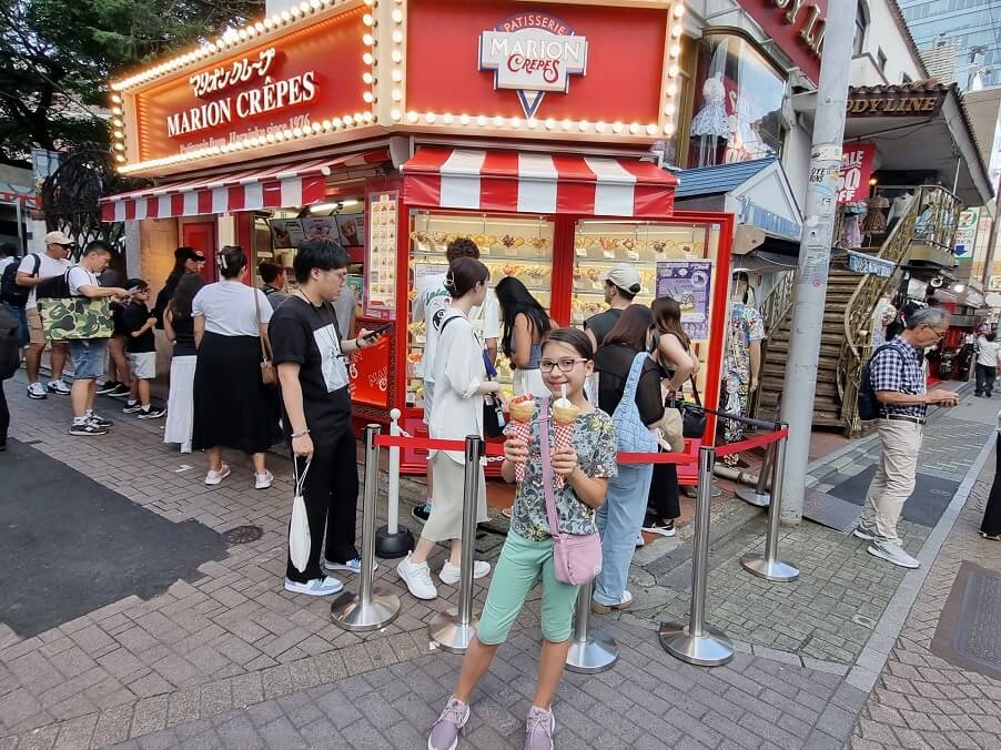 O que comer em Tóquio: Crepes Marion