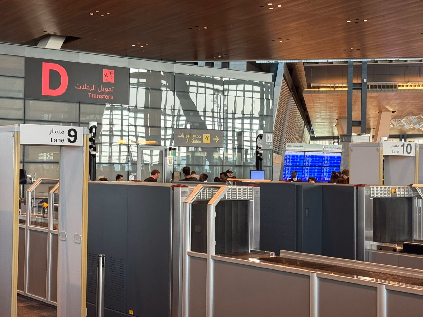 Transferência para passageiros em conexão