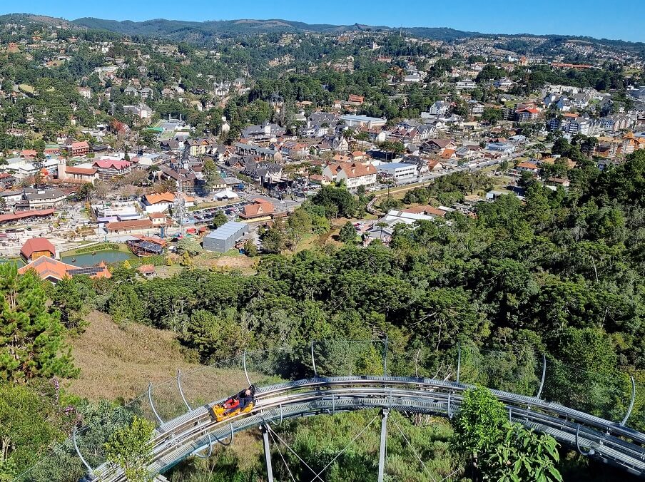 Trenó no Morro do Elefante